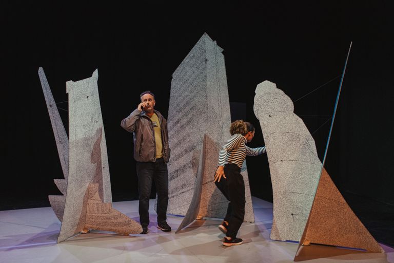 Image of actors performing on stage