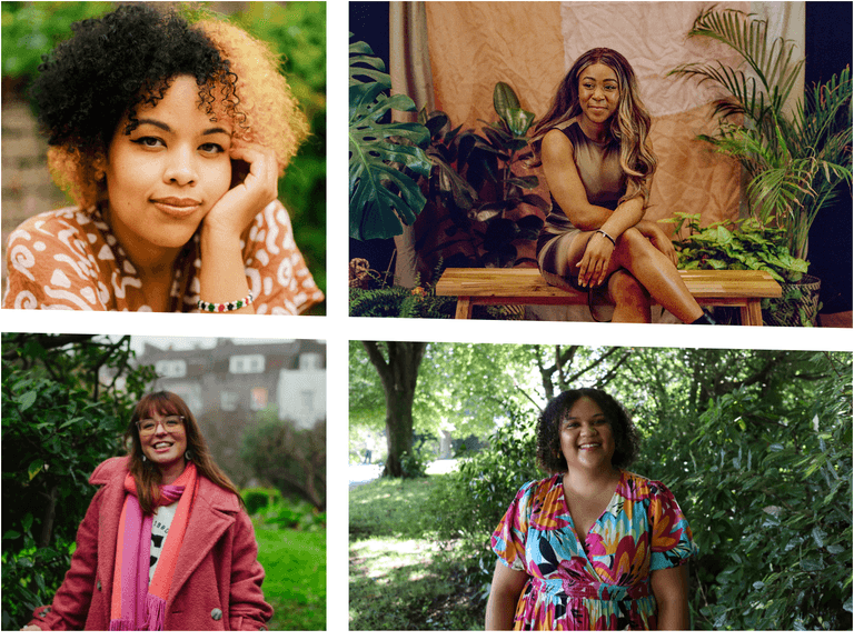 A grid of 4 people's headshots